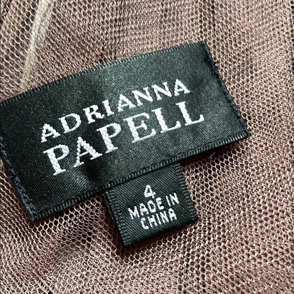 Adrianna Papell Mauve Sleeveless Dress - Picture 12 of 14